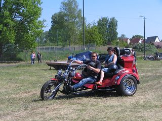 Reiner und Petra in Klosterfelde 2008